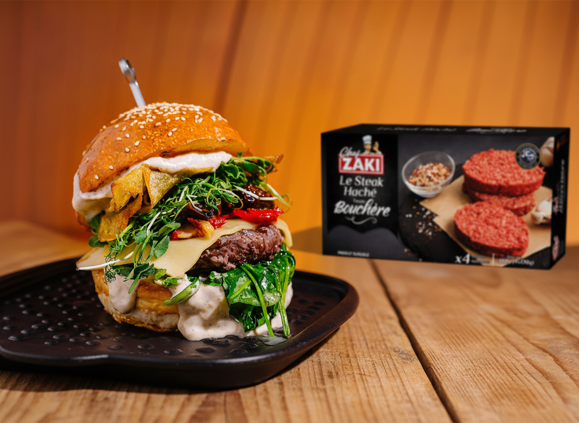 Burger Gourmand Maison avec Chef Zaki